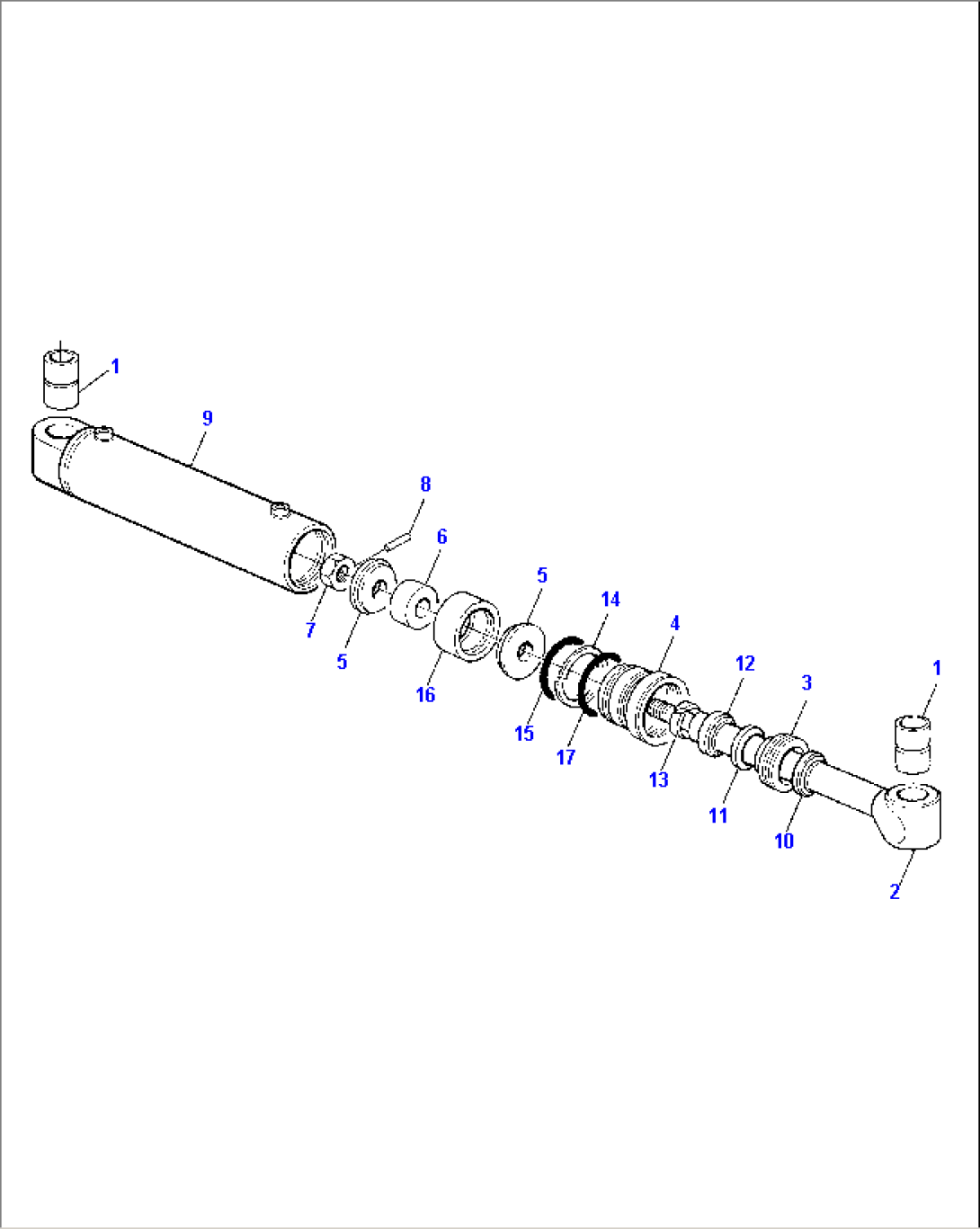 BOOM CYLINDER (FOR SIDE DIGGING)