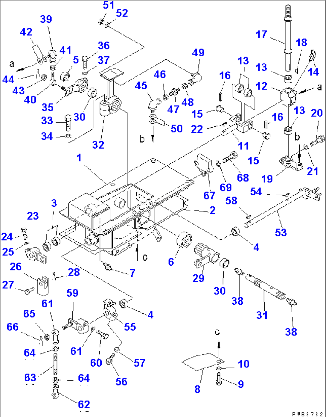 STEERING AND TRANSMISSION CONTROL LEVER