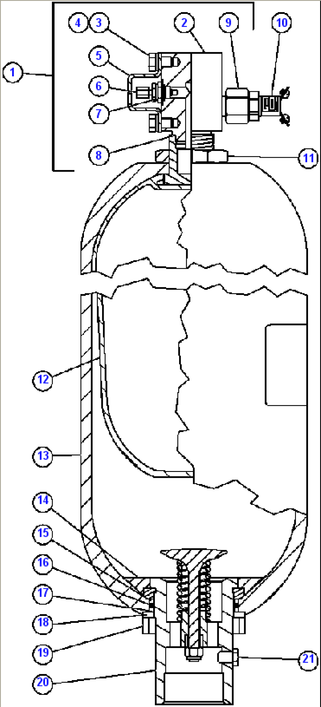 STEERING ACCUMULATOR ASSEMBLY (PC1811)
