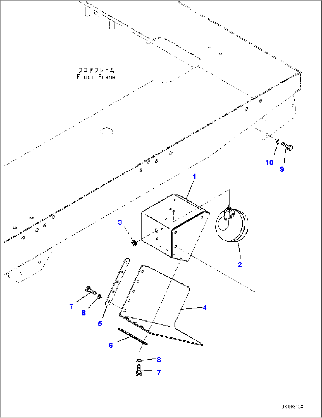 Platform L.H., Back-up Lamp (#80138-80221)