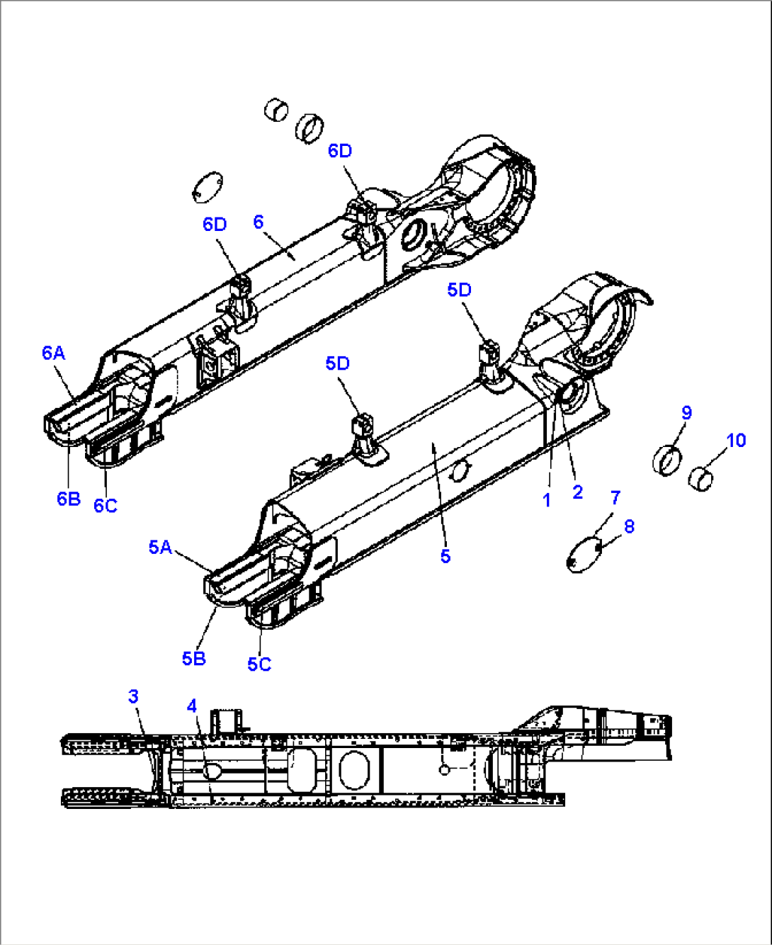 R2100-01A0 TRACK FRAME