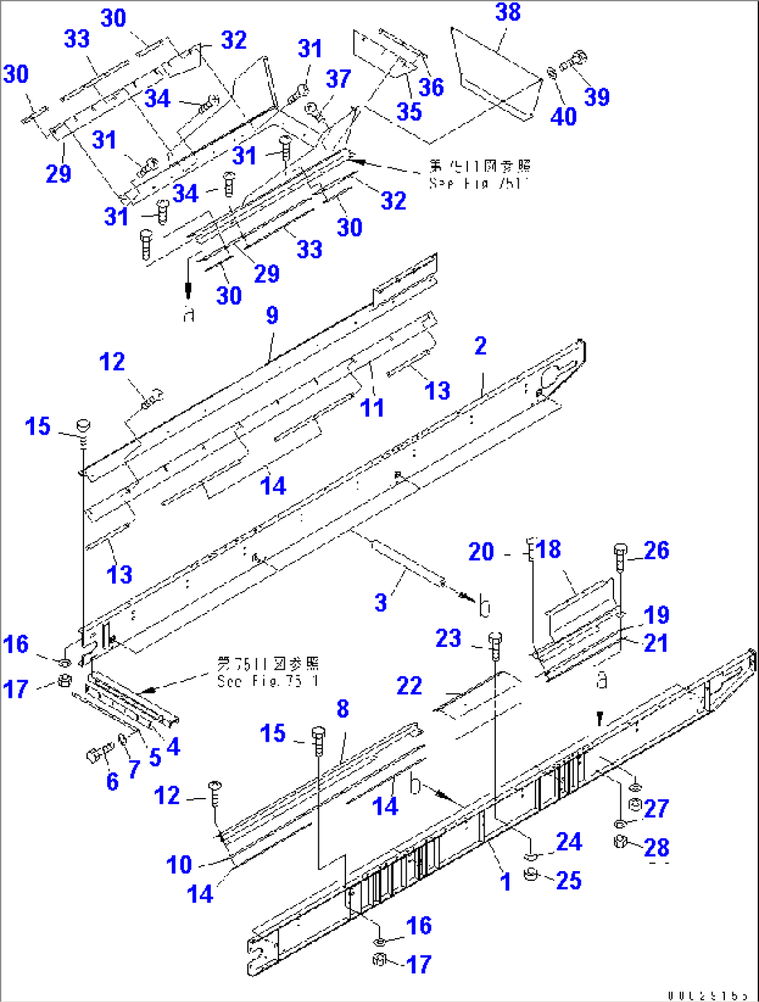1ST CONVEYOR (INNER PARTS) (3/4)(#1002-1012)