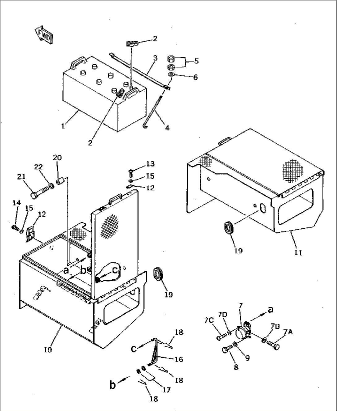 BATTERY AND BATTERY RELAY(#10001-19999)