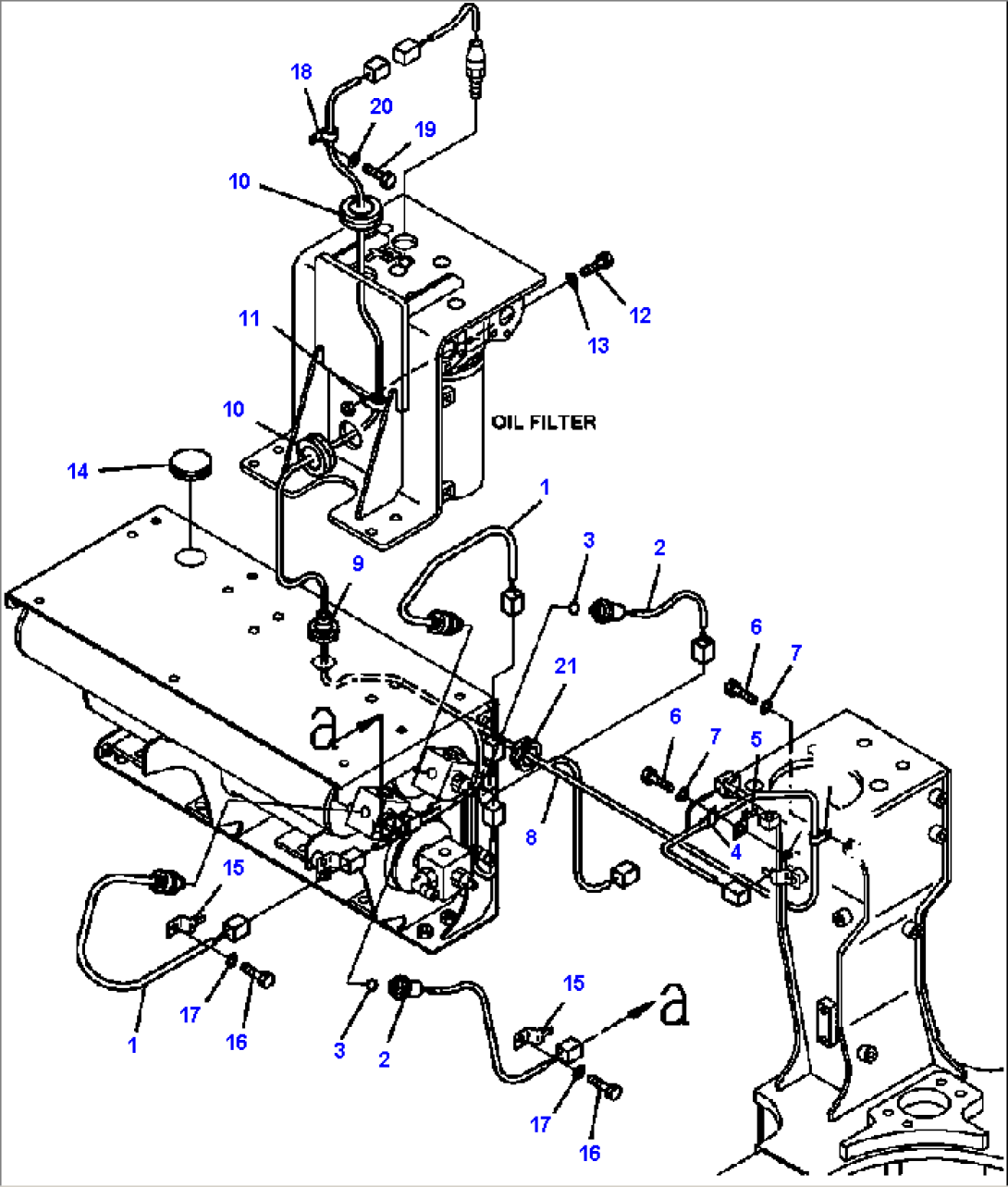 H3530-07A0 ACCUMULATOR OIL PRESSURE SENSOR AND HARNESS