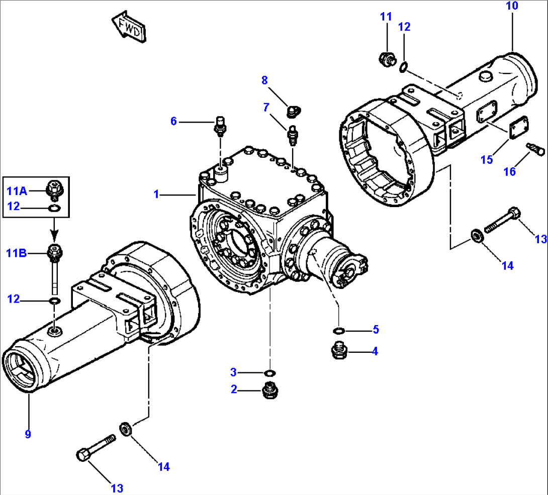 AXLE ASSEMBLY FRONT