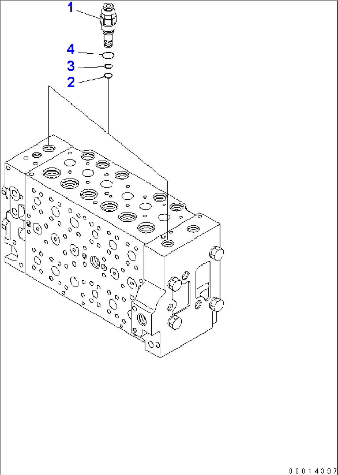 CONTROL VALVE (9/16) (SUPER LONG FRONT) (18M)(#65272-)
