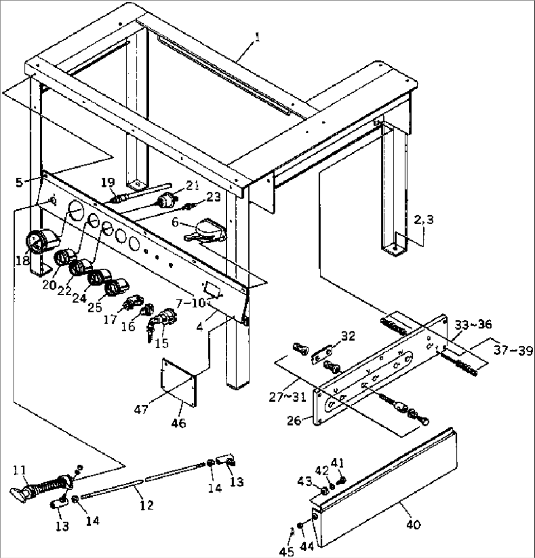 ENGINE OPERATING PANEL ASS