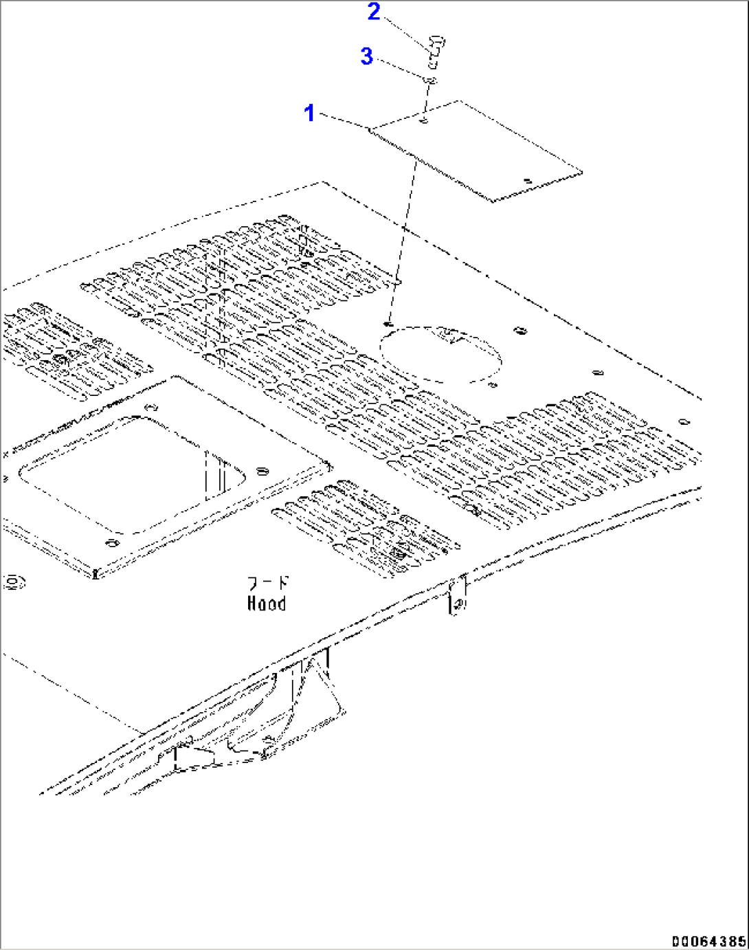 Engine Hood, Cover (#75053-)