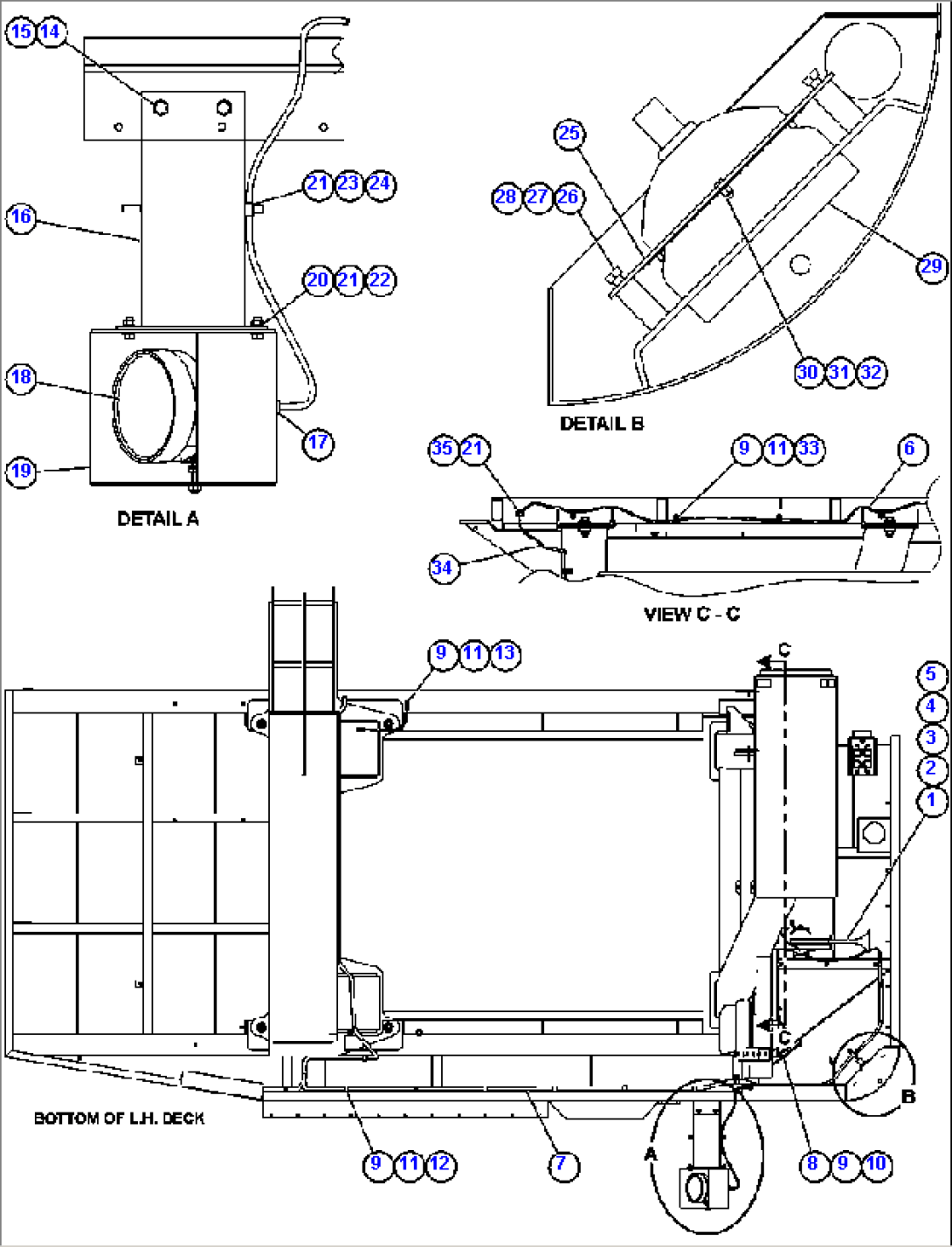 L.H. DECK ELECTRICAL GROUP