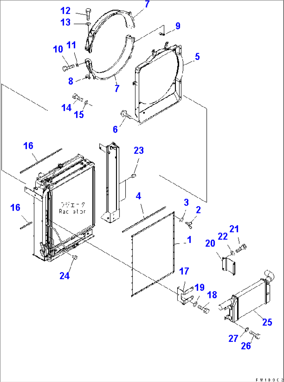 COOLING (AFTER COOLER) (WITHOUT AIR CONDITIONER)