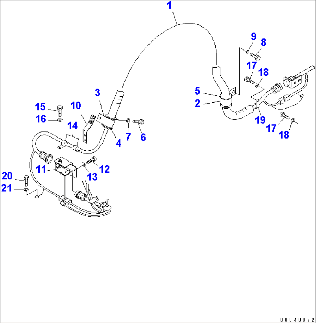 FRONT FRAME ELECTRICAL (HITCH HARNESS)(#2001-2206)