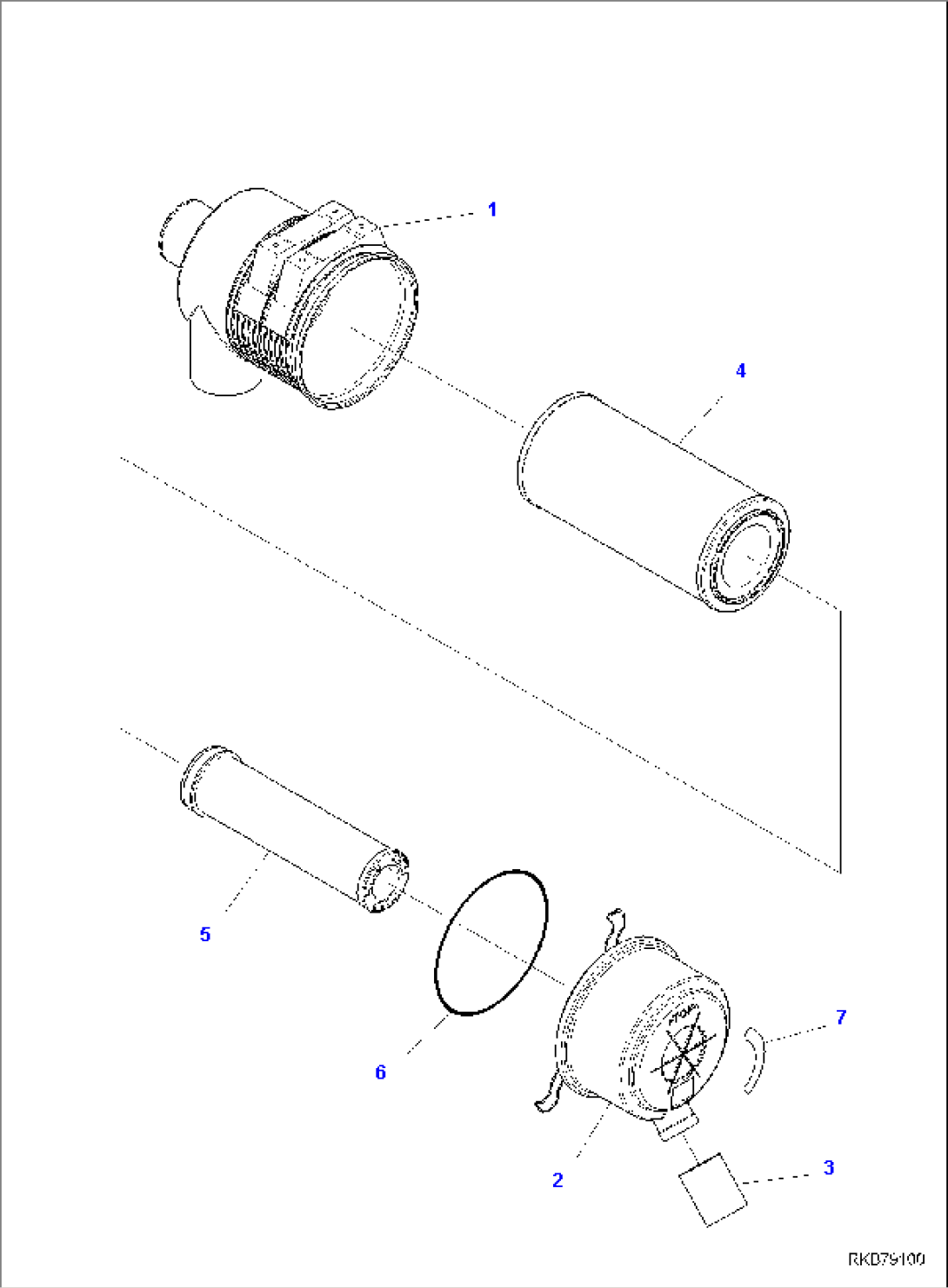AIR CLEANER, INNER PARTS