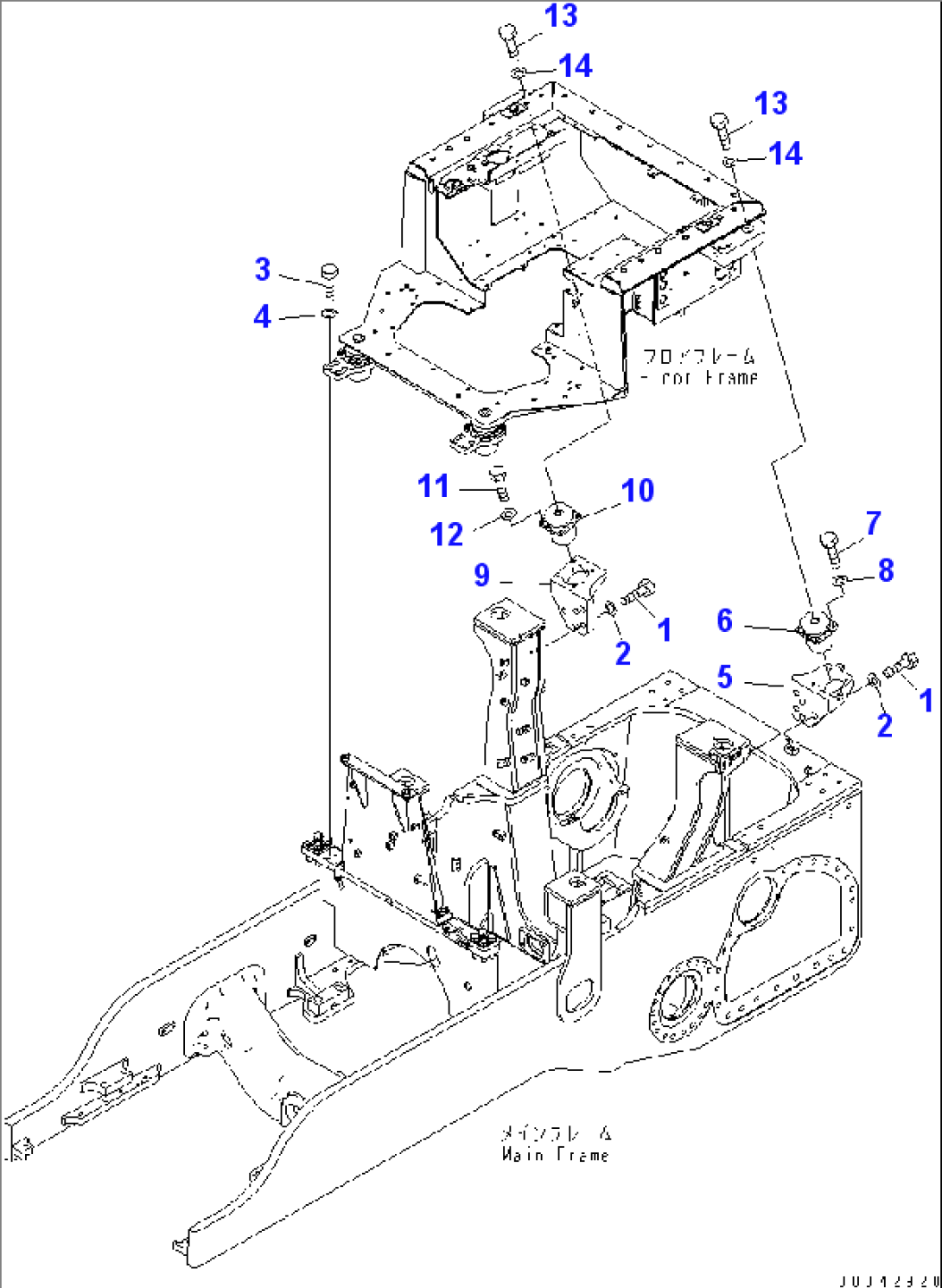 FLOOR MOUNT (WITH CAB)(#85001-)