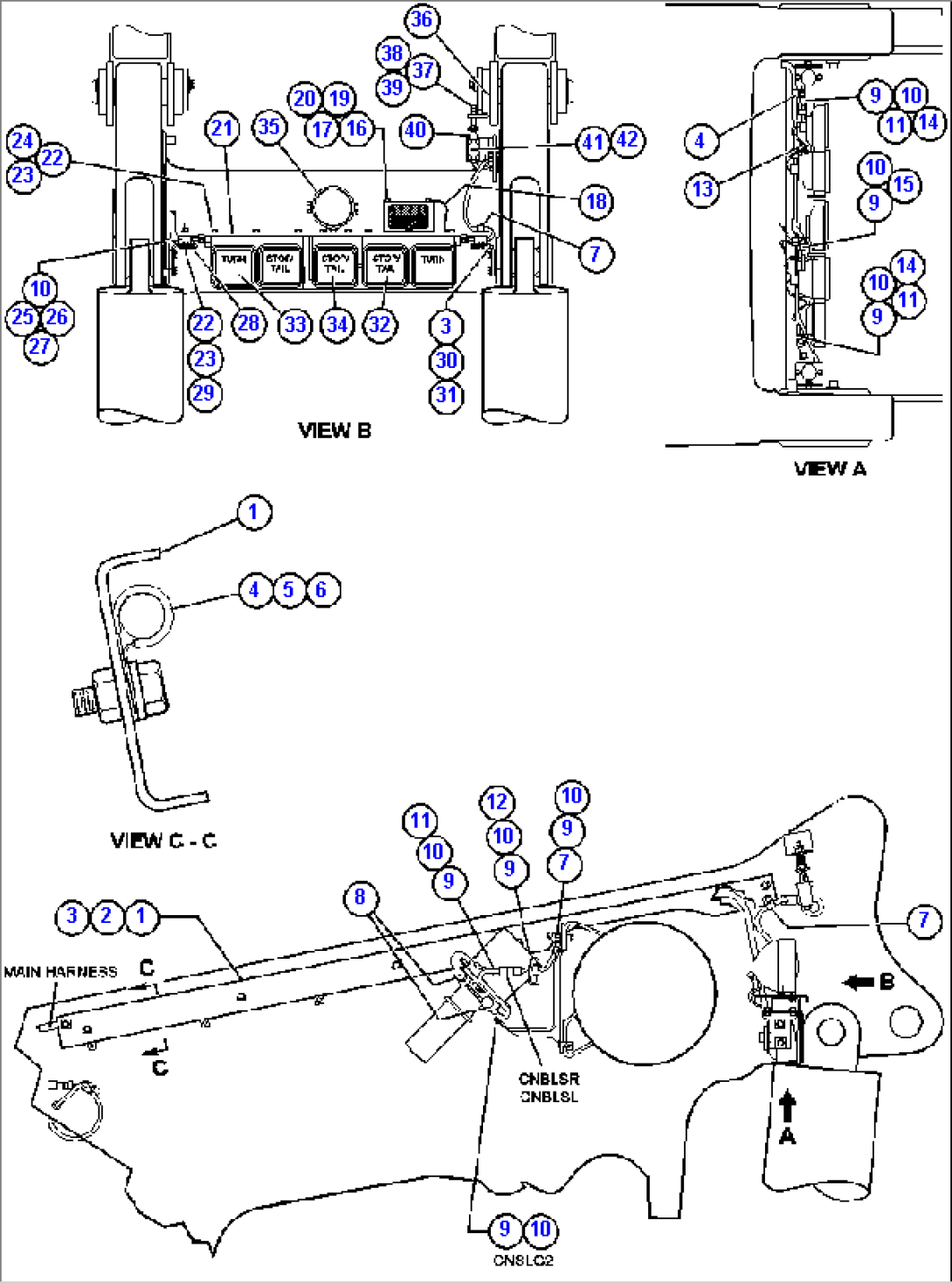 WIRING INSTALLATION - FRAME REAR