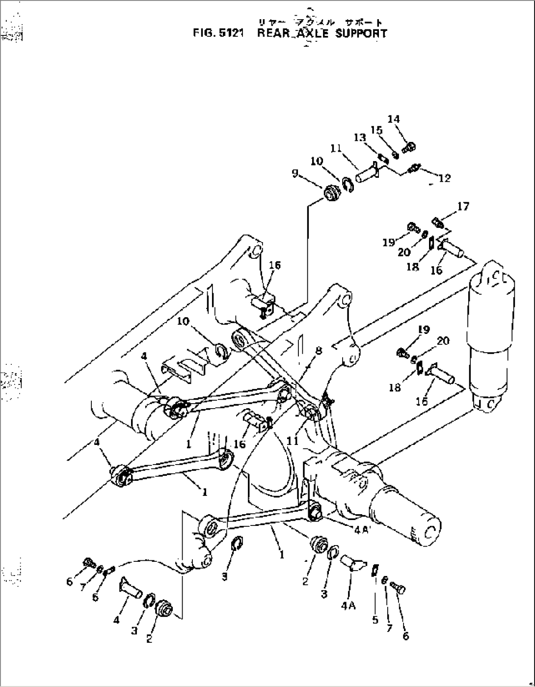 REAR AXLE SUPPORT