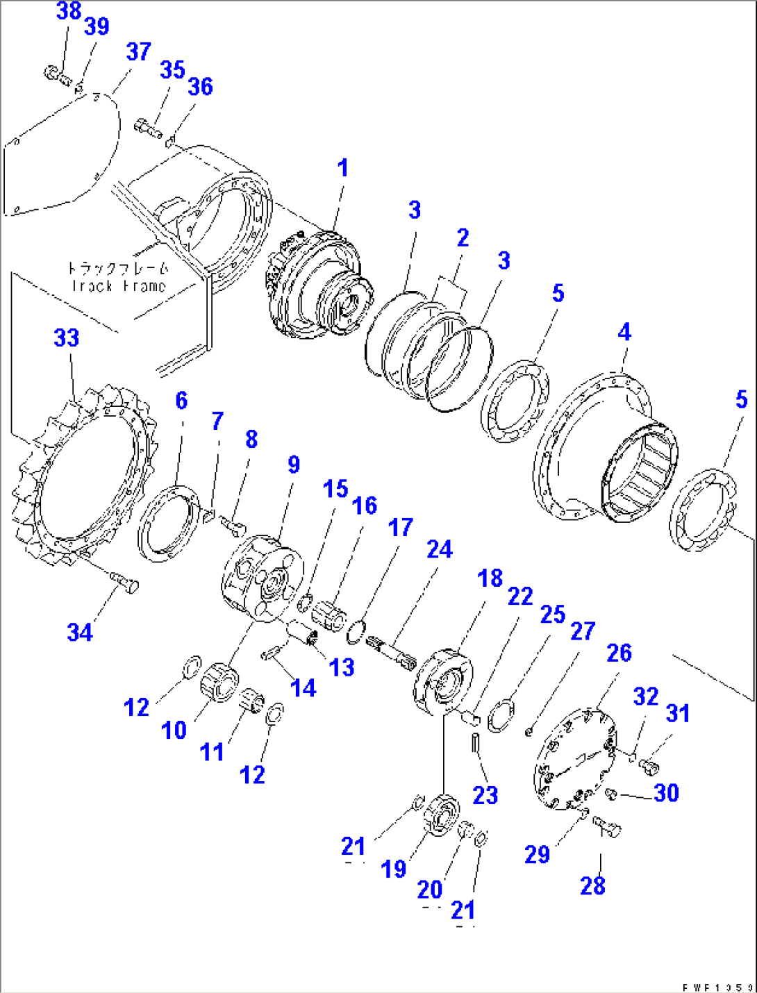 FINAL DRIVE(#40239-)