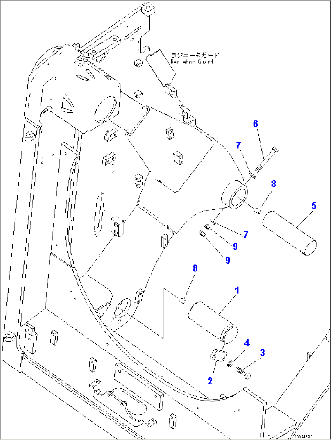 RADIATOR RELATED (RADIATOR GUARD MOUNT)(#30001-)