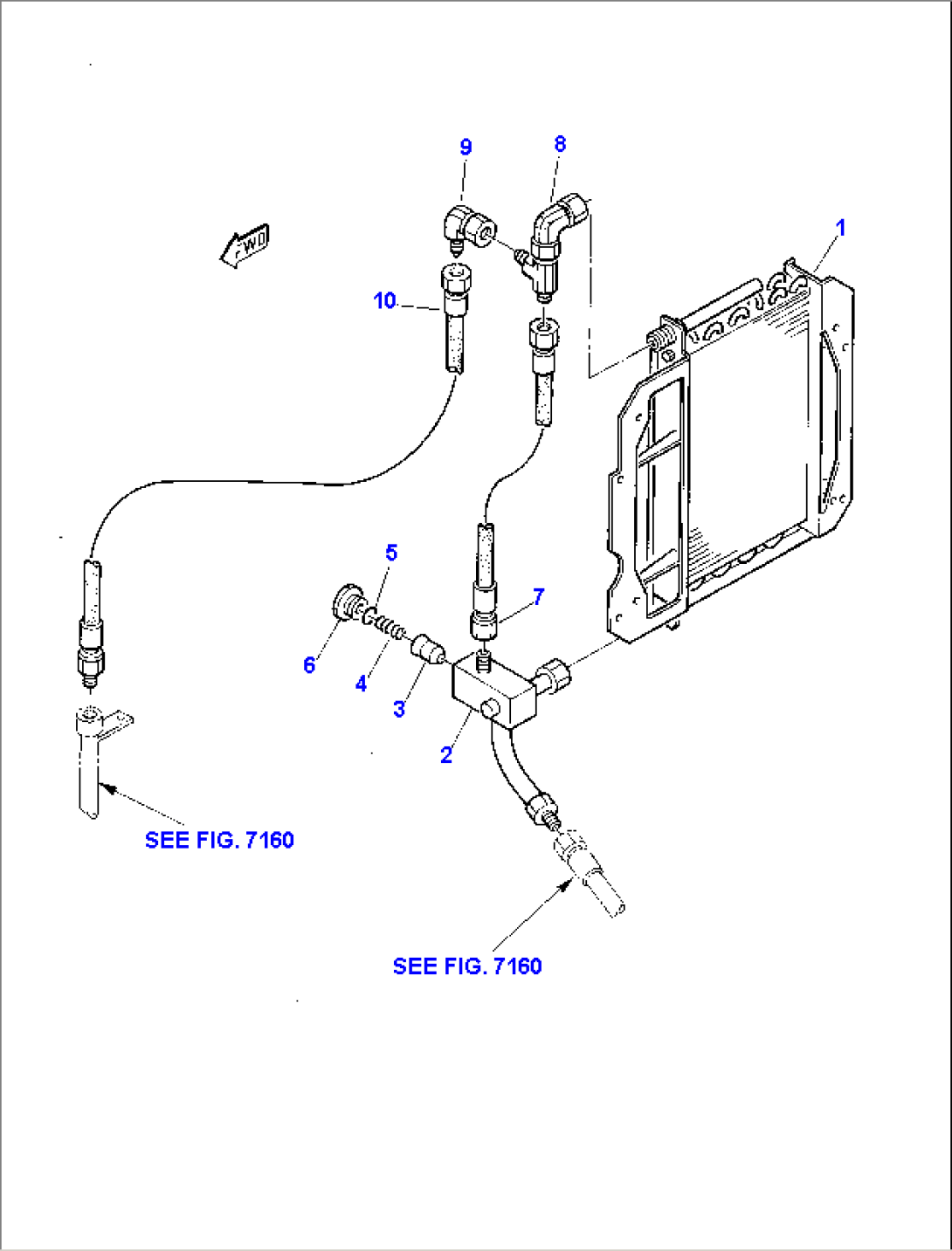 HYDRAULIC PIPING (EXCHANGER)