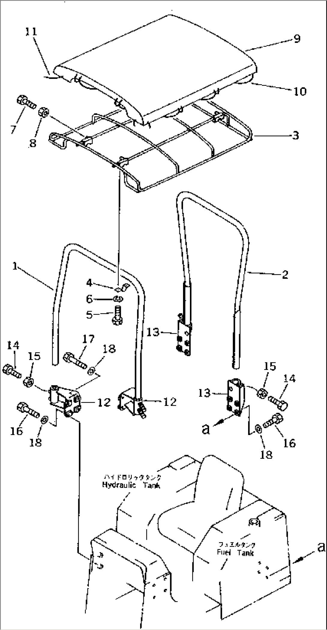 CANOPY (CANVAS) (4-PILLAR TYPE)
