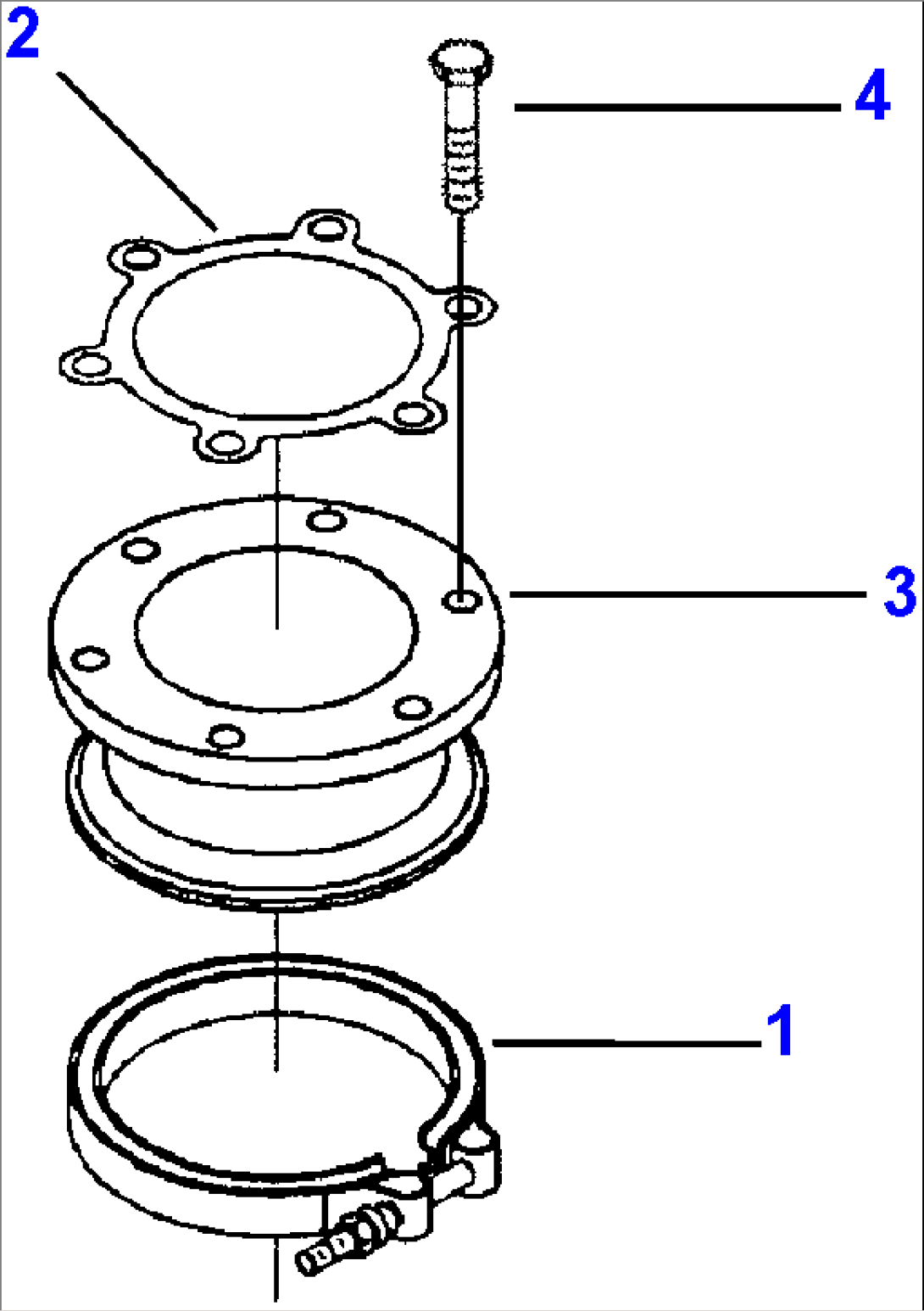 FIG. A1209-A7A1 EXHAUST OUTLET CONNECTION