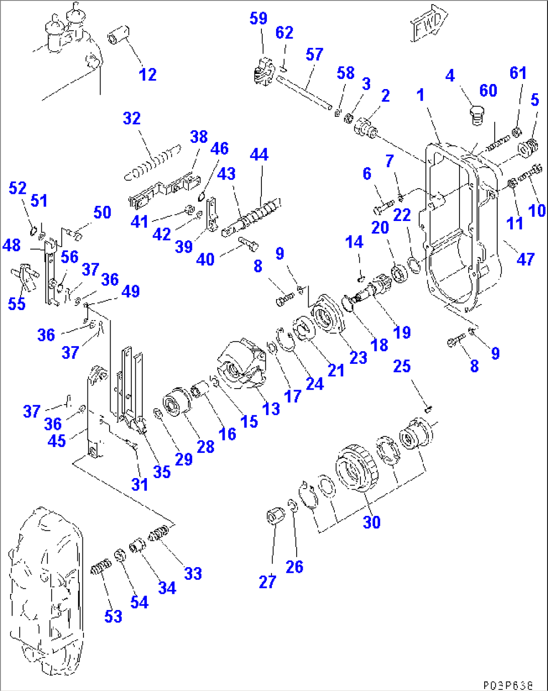 FUEL INJECTION PUMP (GOVERNOR) (1/2)(#11645-11682)