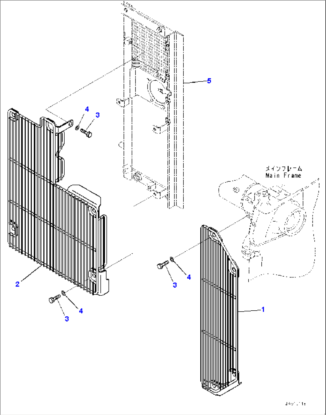 Cooling System, Fan Net (#90023-)