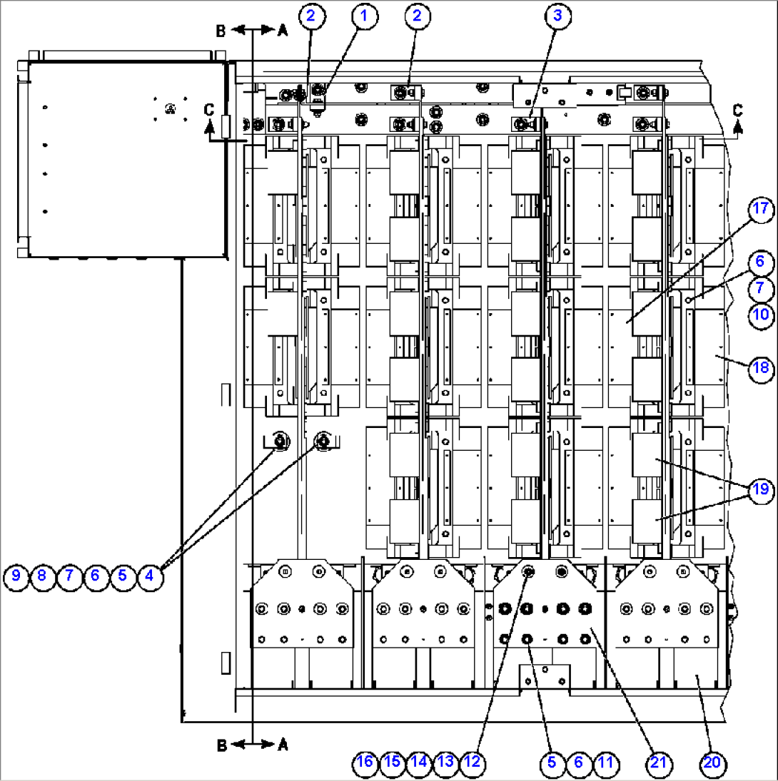 CONTROL CABINET - RIGHT FRONT (PC2226)