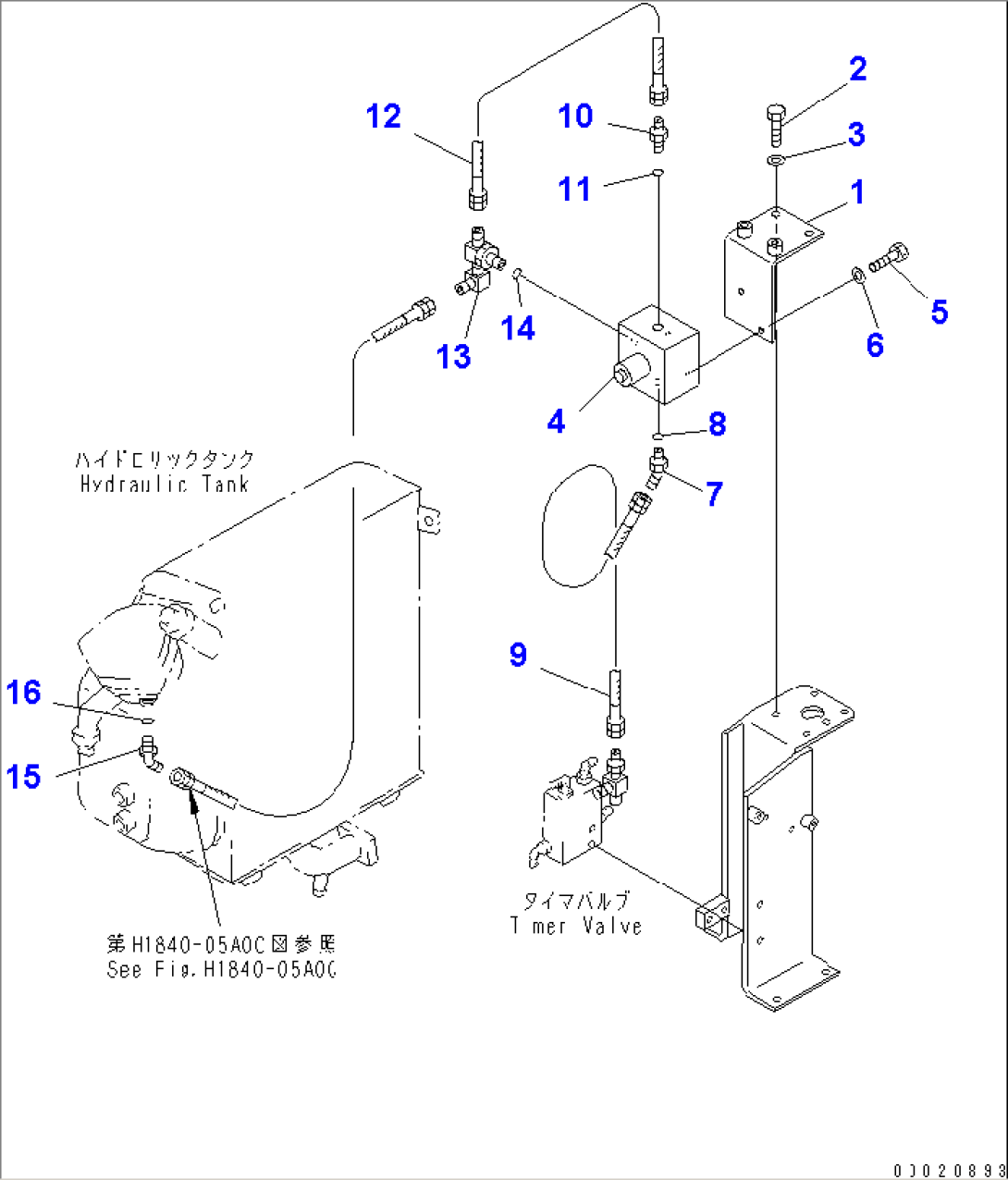 P.P.C. MAIN LINE (E.S.C VALVE)(#2012-)