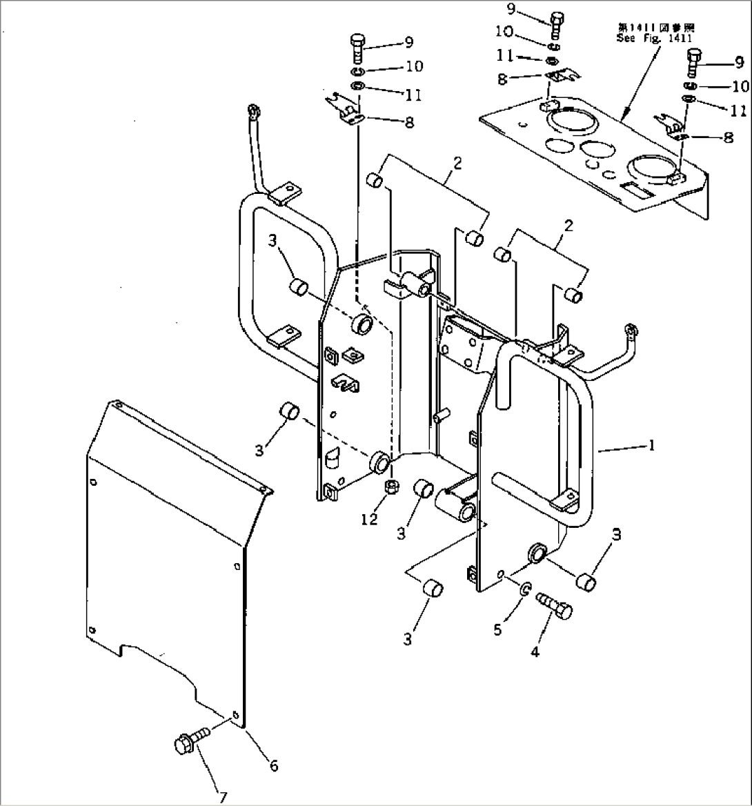 WORK EQUIPMENT CONTROL STAND