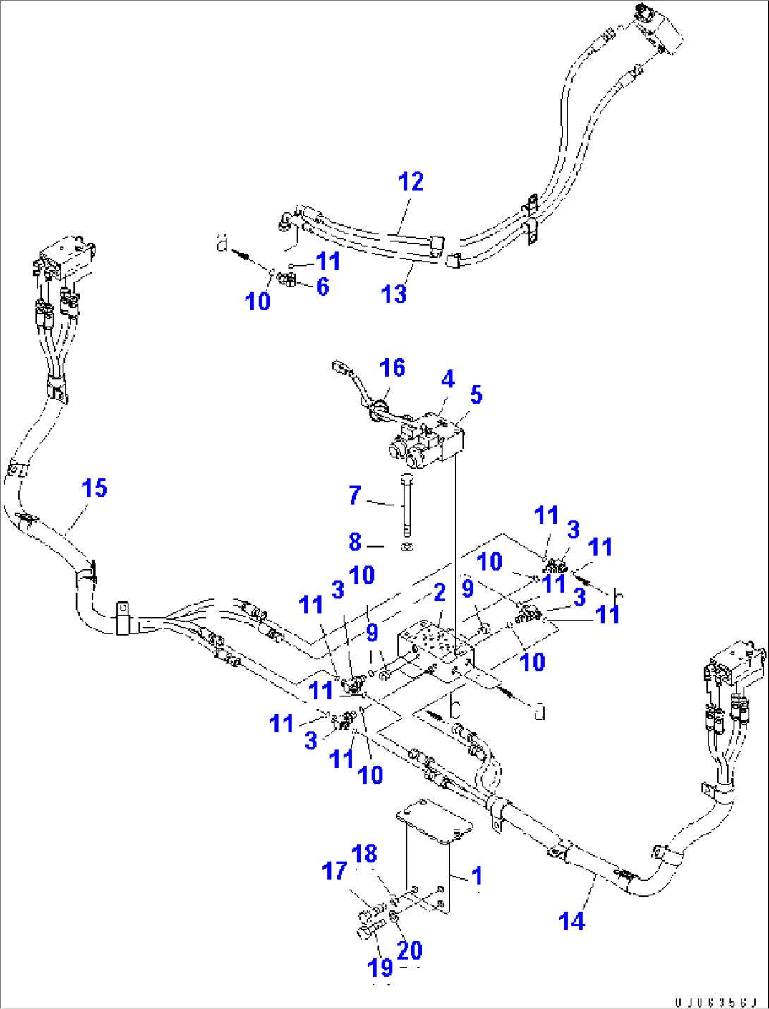 AUTO SUSPENSION PIPING (VALVE)(#7169-)