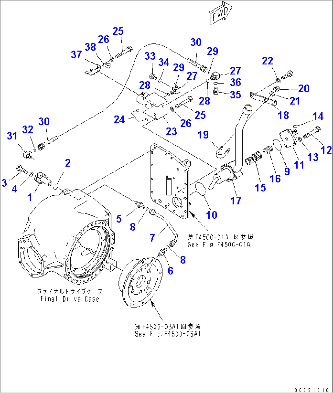 REAR DRIVE AXLE (FILLER TUBE) (DIFFERENTIAL LOCK TYPE)