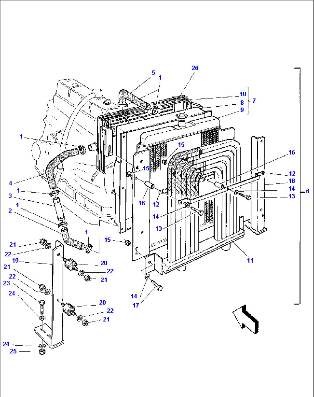 RADIATOR - HEAT EXCANGEUR GROUP