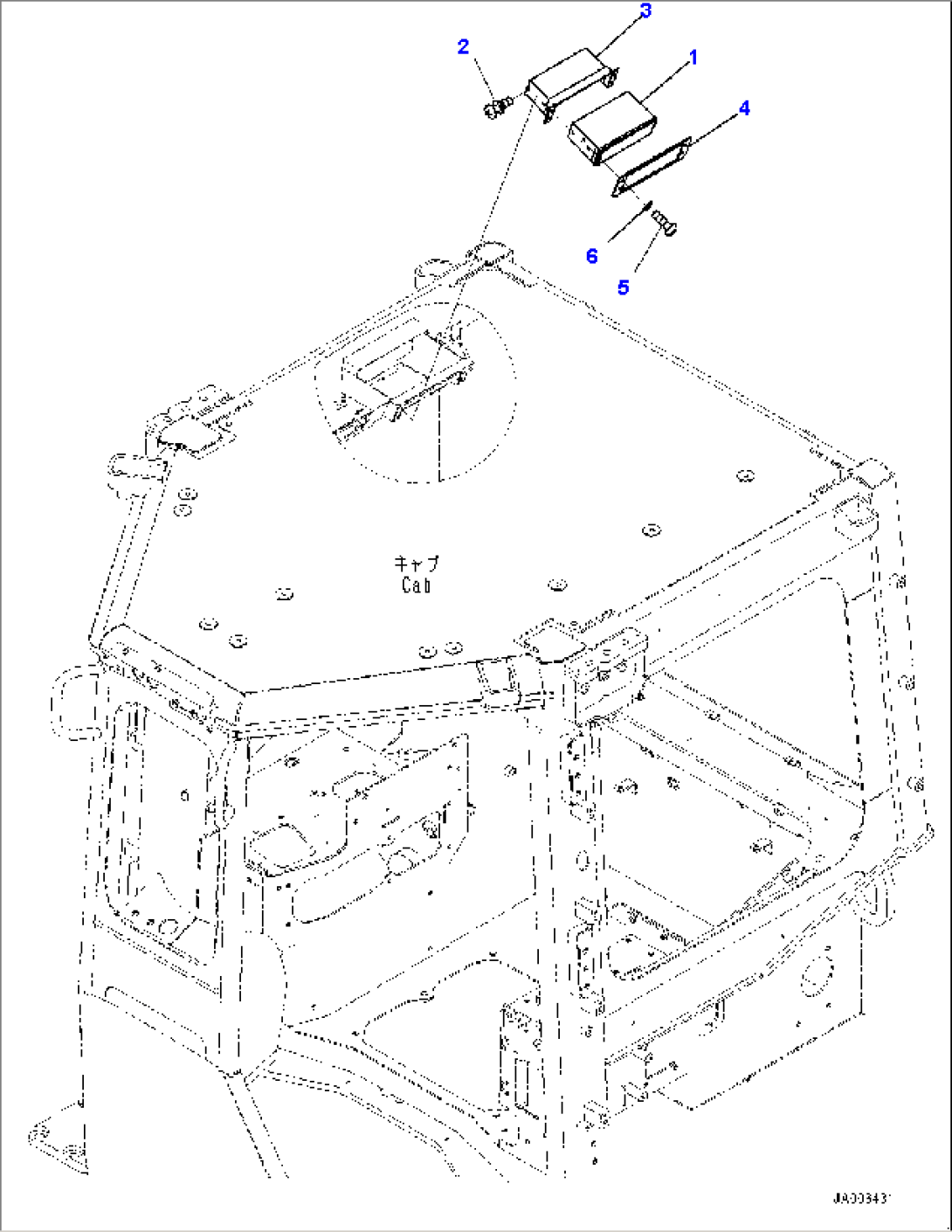 Cab, Radio (#22083-)