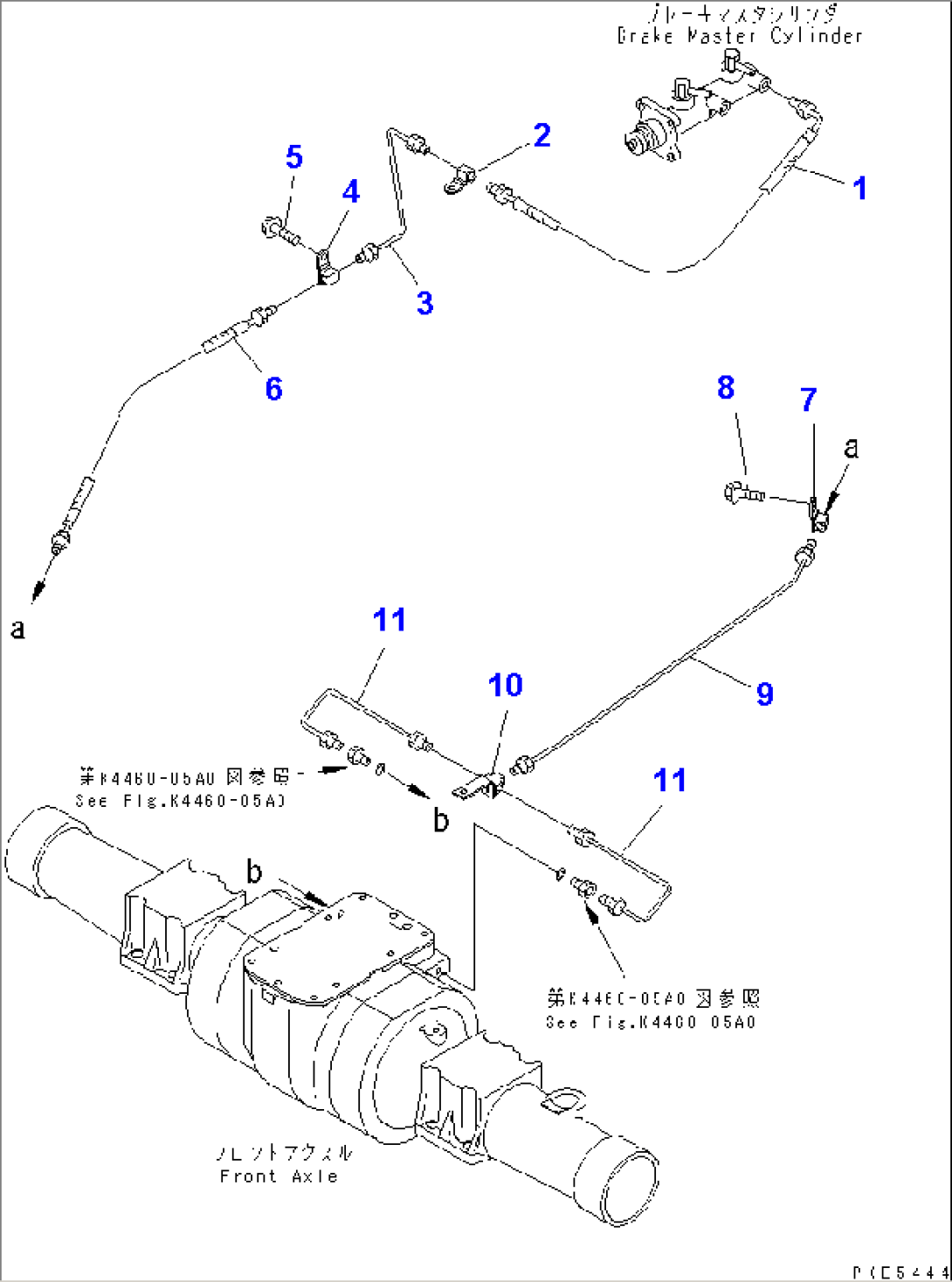 BRAKE CONTROL (FRONT PIPING)