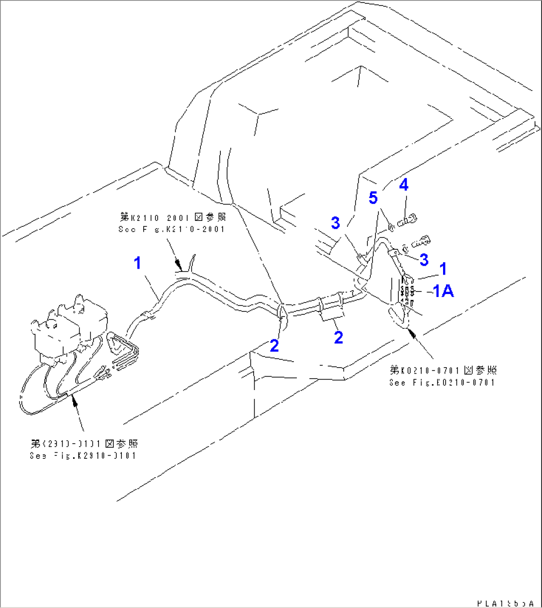 FLOOR FRAME (WINDOW WASHER HOSE)