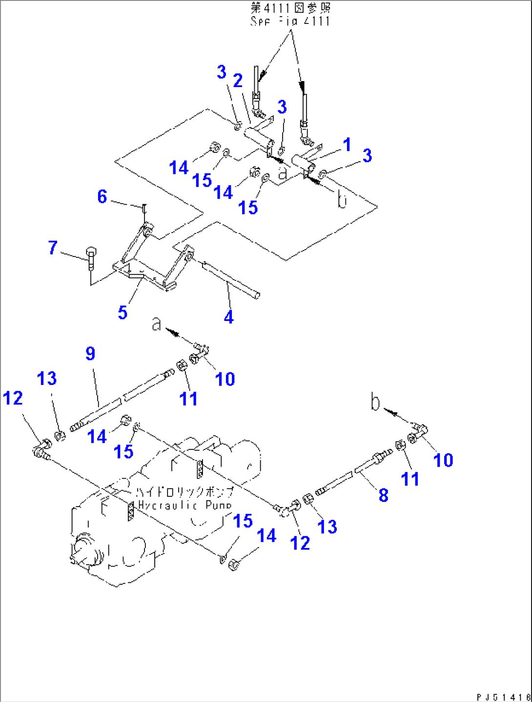 TRAVEL CONTROL LINKAGE (2/2) (TBG SPEC.)(#11062-)