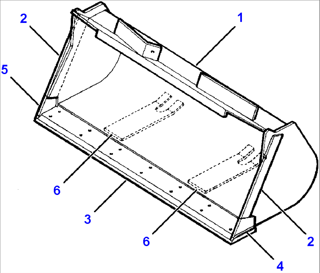 FIG NO. 7101B EXCAVATING BUCKET 3.5 YDþ