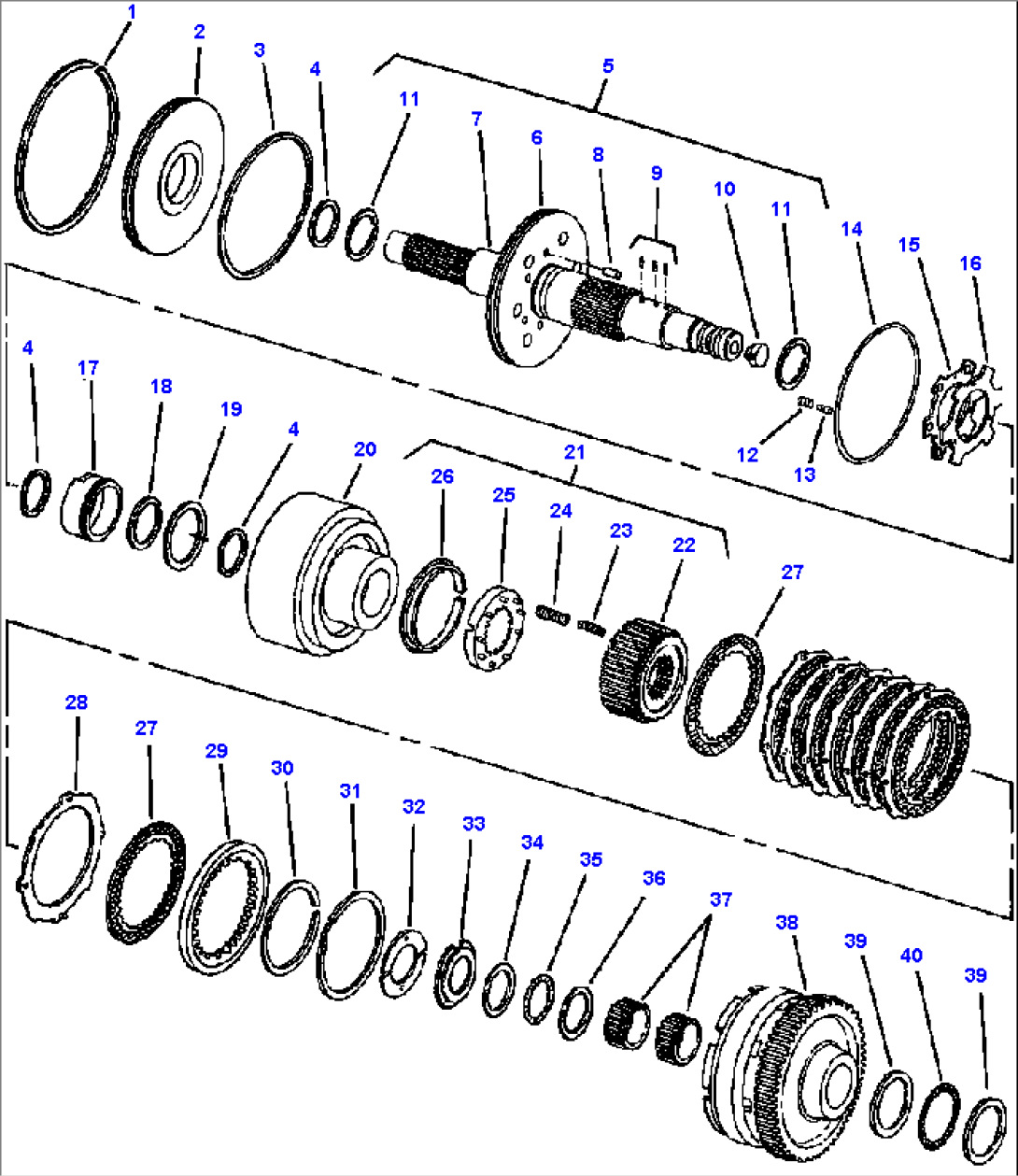 TRANSMISSION 1st GEAR CLUTCH