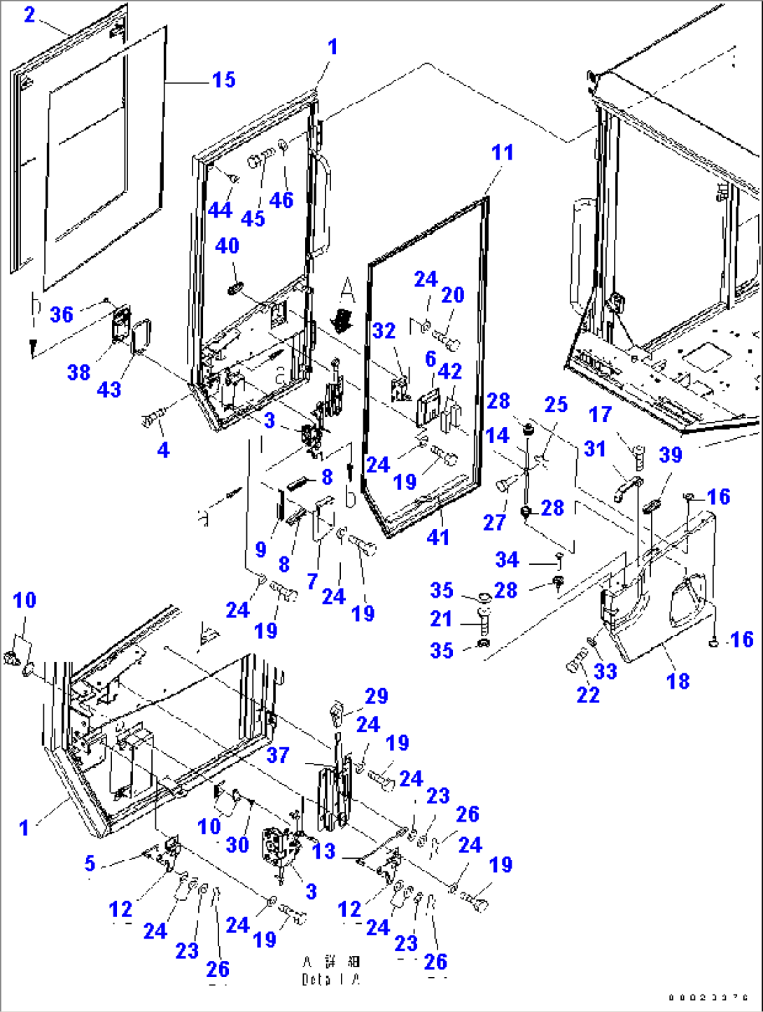ROPS CAB (DOOR R.H.)