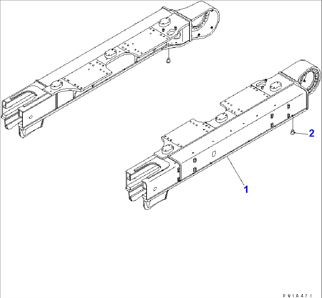 TRACK FRAME (LC) (L.H.)