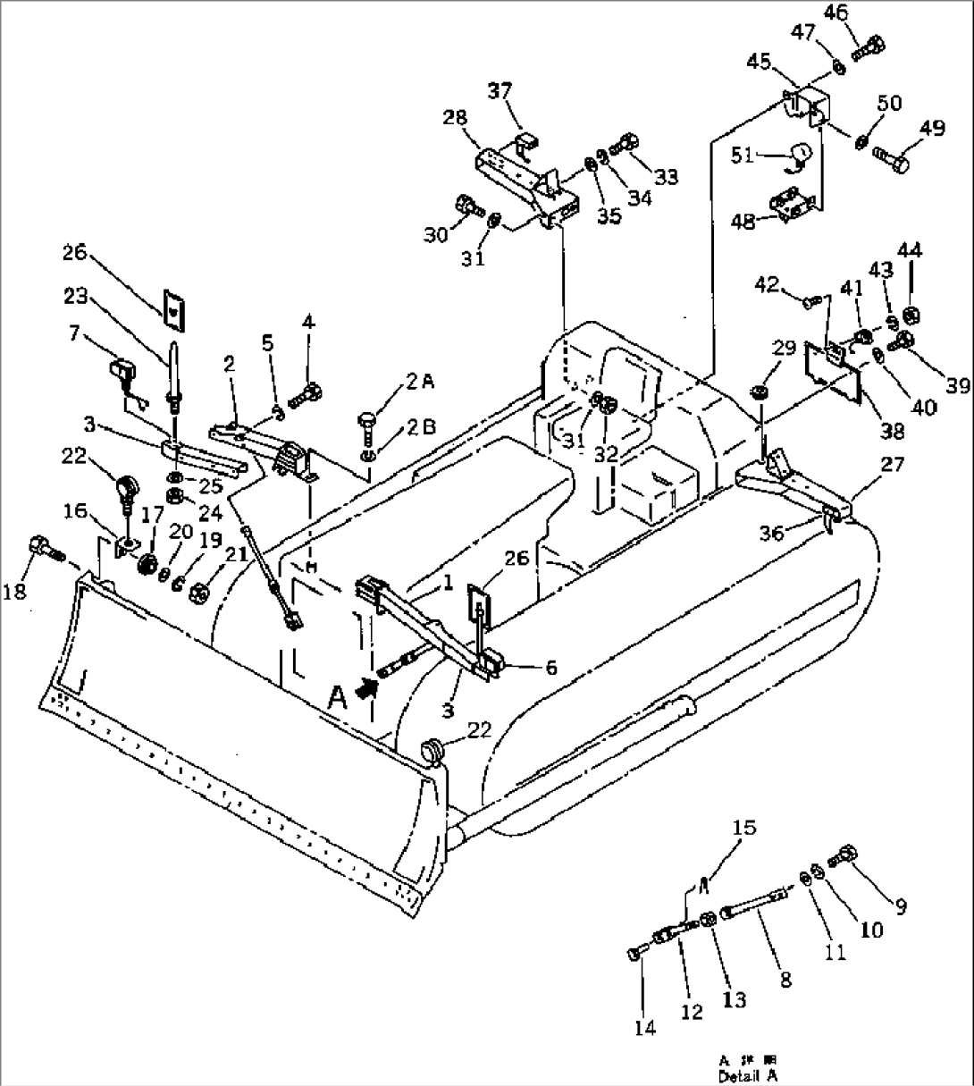 LIGHTING (1/2) (FOR VEHICLE INSPECTORIAL) (FOR STRAIGHT TILT-PITCH DOZER)