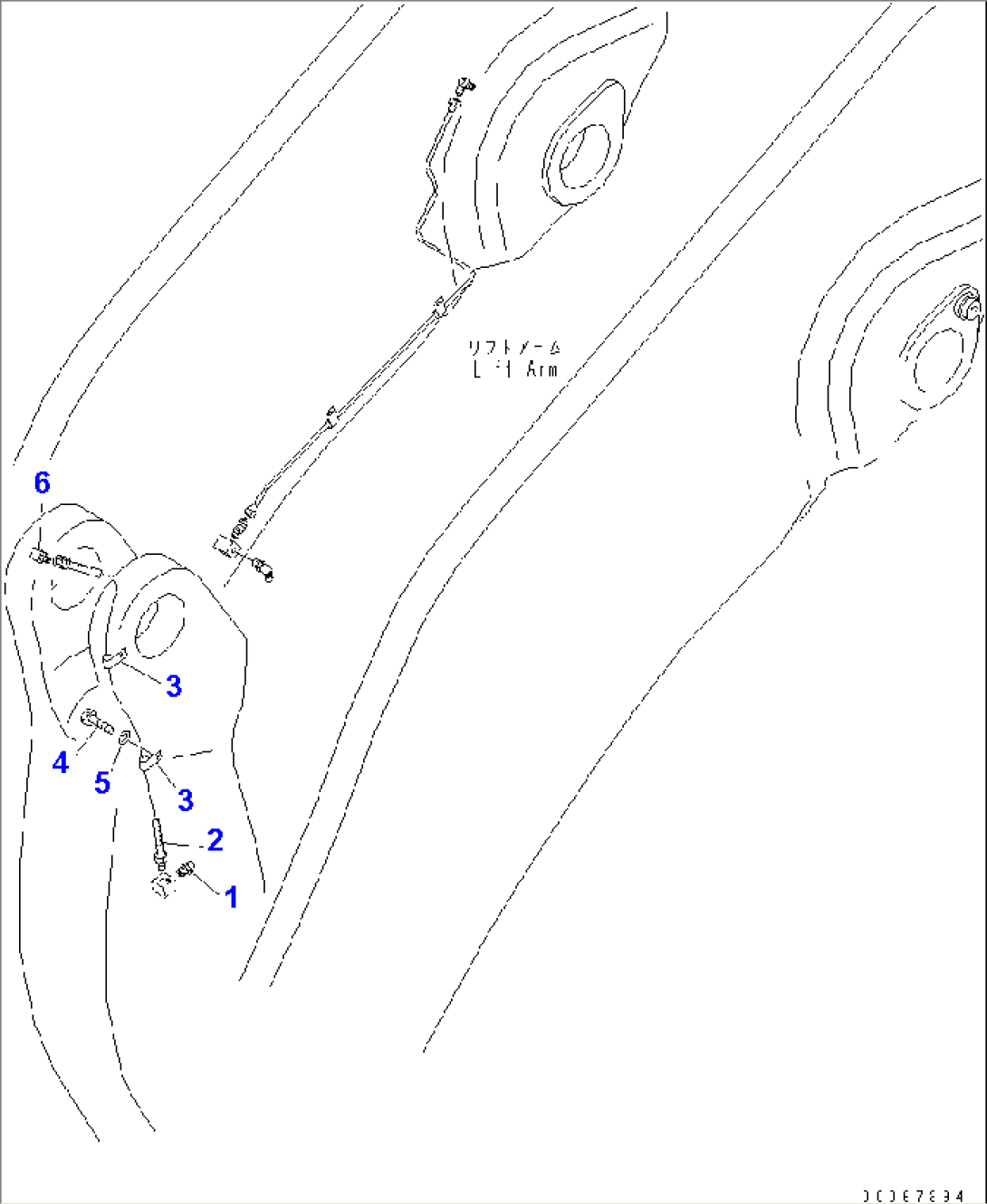 REMOTE GREASE (FRONT¤ 3/3) (FOR AUTO GREASE)(#60002-)