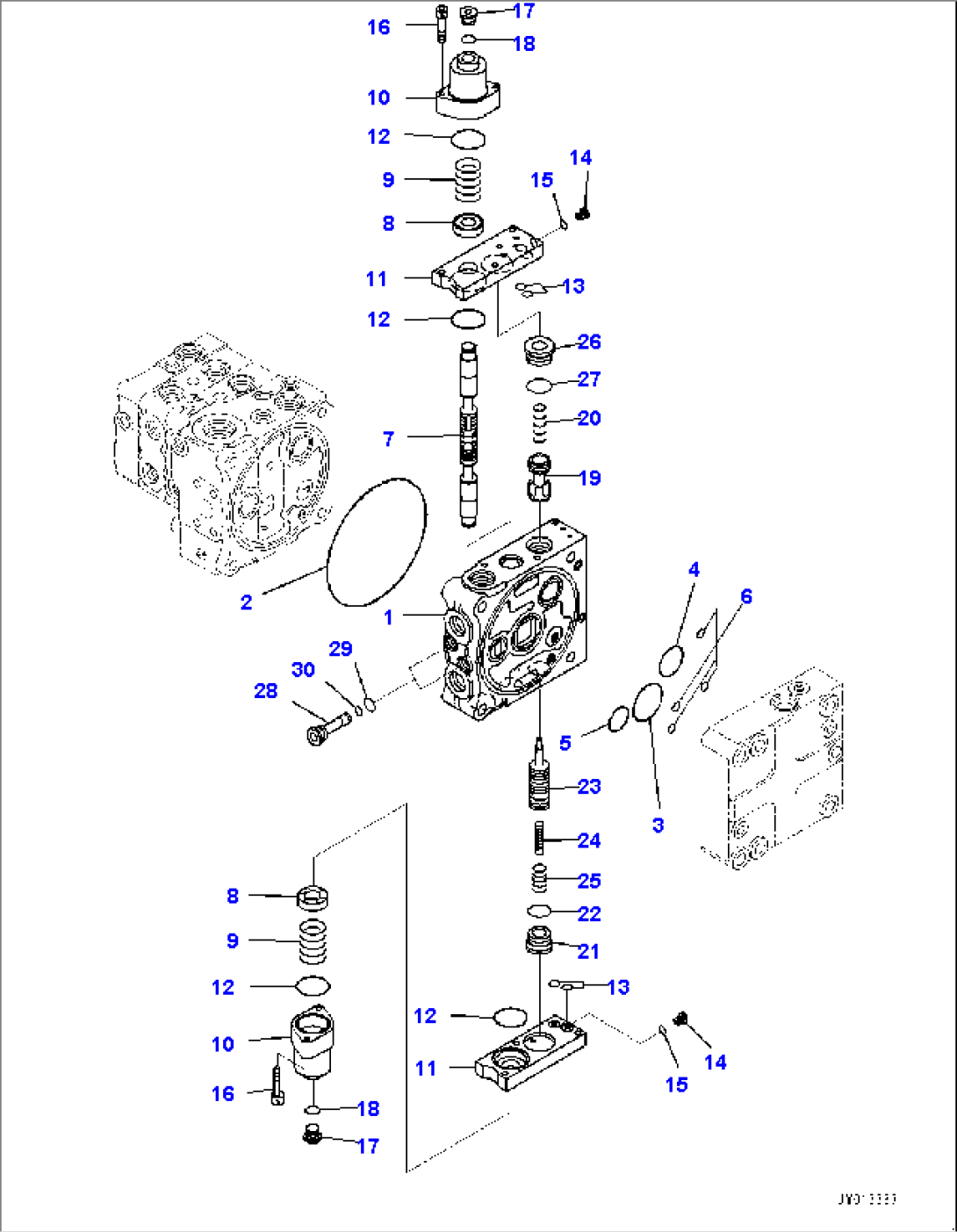 Fender Group, Control Valve, 3-Valve (8/10) (#80001-)