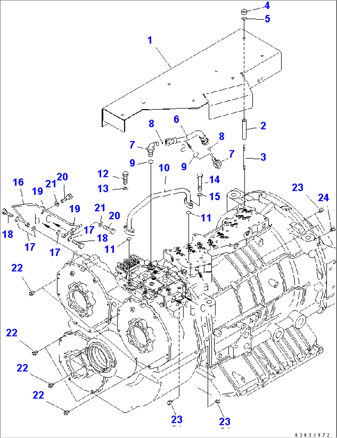 TRANSMISSION (9/10) (DOCKING UNIT)(#7001-)