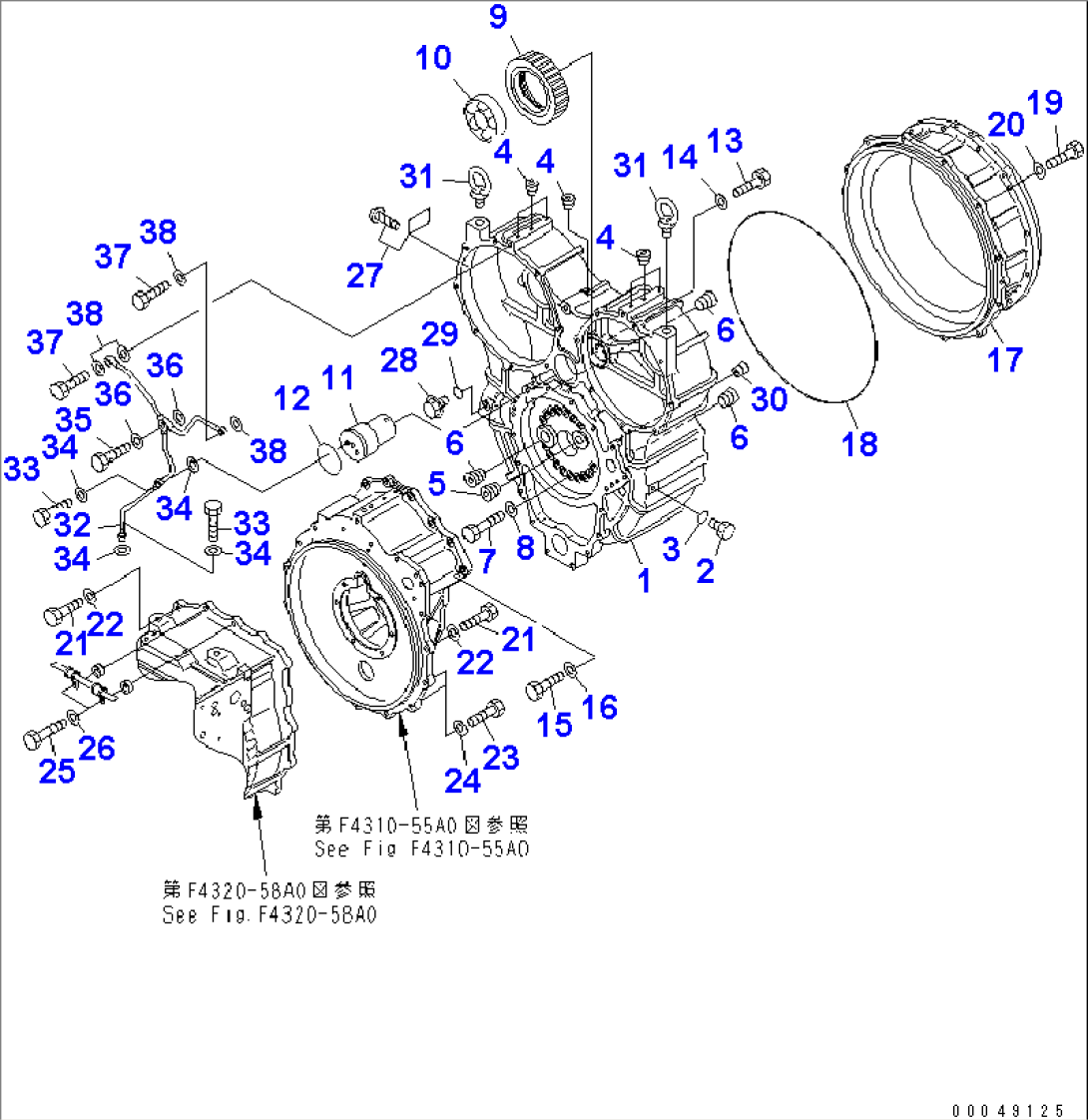 TORQUE CONVERTER(#55001-)