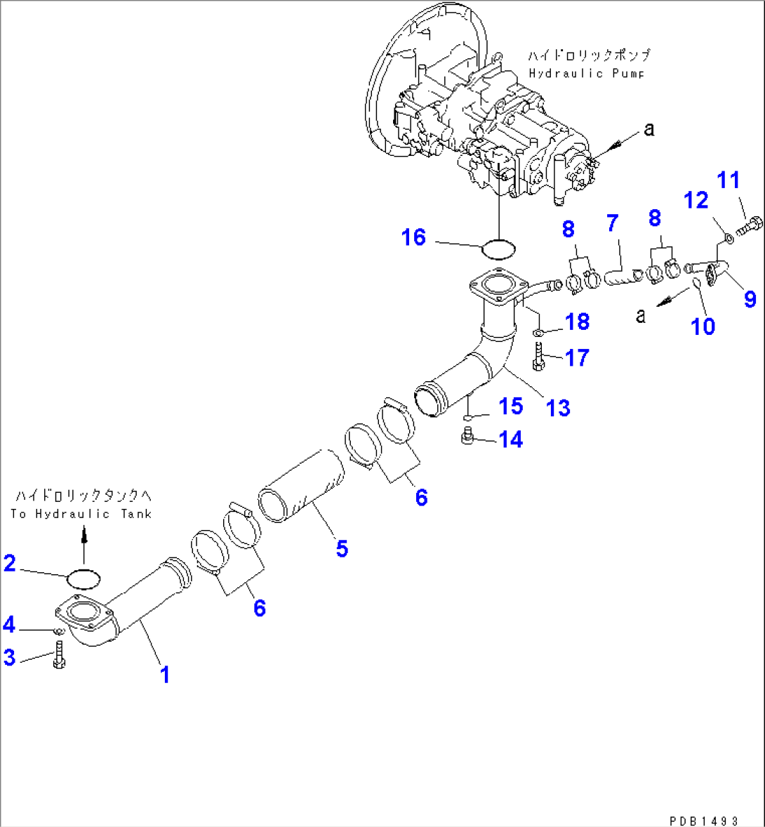 MAIN PIPING (1/14) (SUCTION LINE)(#1002-1200)