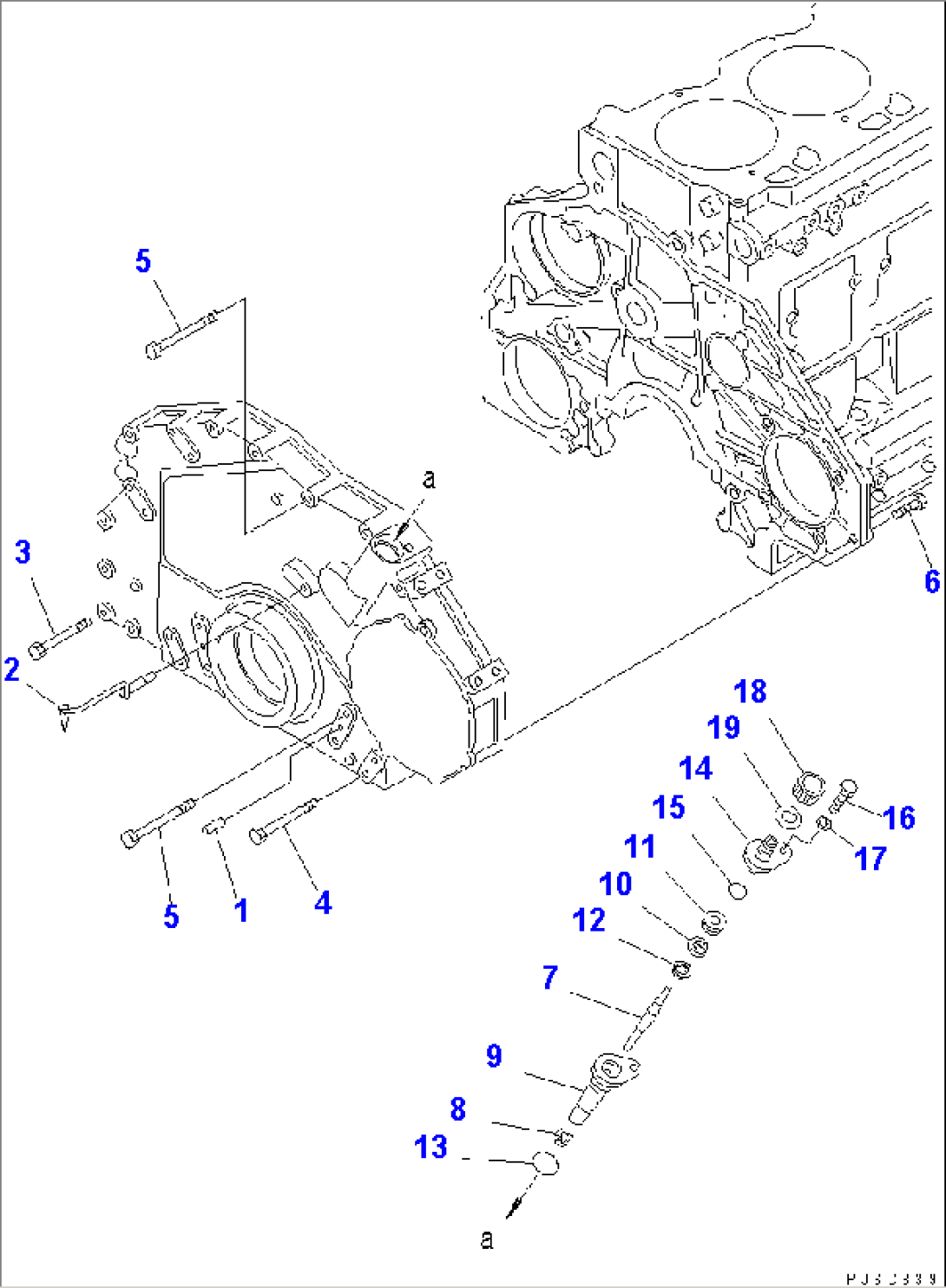 FRONT COVER MOUNTING(#75758-)