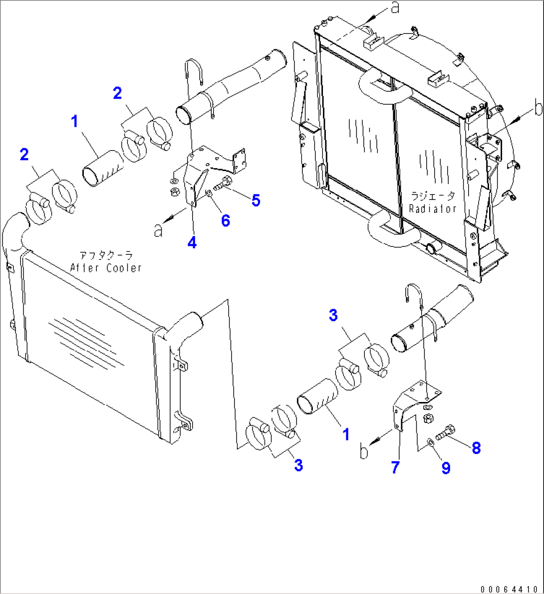 RADIATOR (AIR INTAKE PIPING)(#7001-)