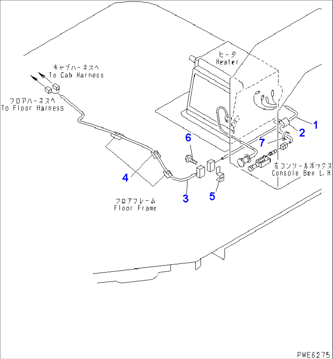 HEATER AND DEFROSTER (CAR HEATER RELATED PARTS)(#54001-54103)