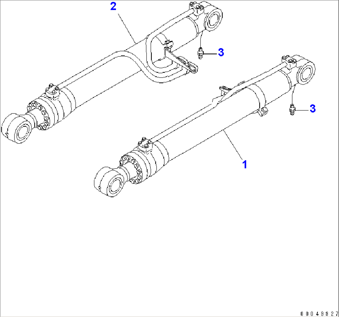 BOOM CYLINDER (LARGE DIAMETER TYPE)